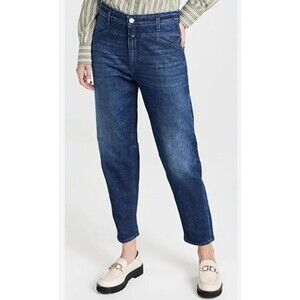 CLOSED womens Relaxed Fit High Waist Pedal Jeans size 25 Stonewash 31" inseam